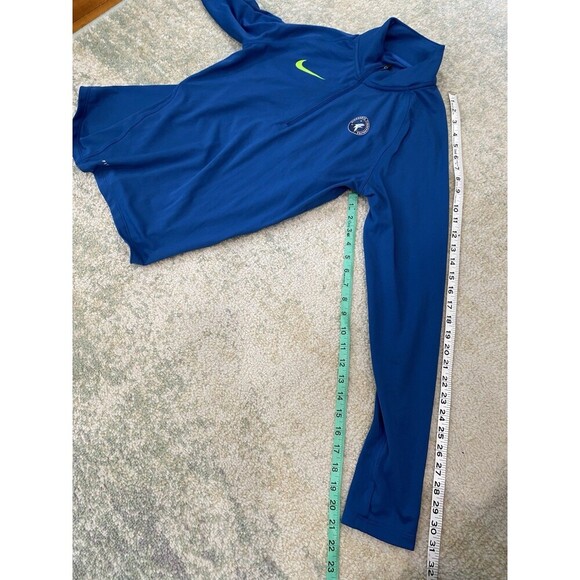 Nike Dri-Fit Minnesota Timberwolves 1/4 Zip Womens Sz Medium NBA Ultra Game Blue - Picture 7 of 7